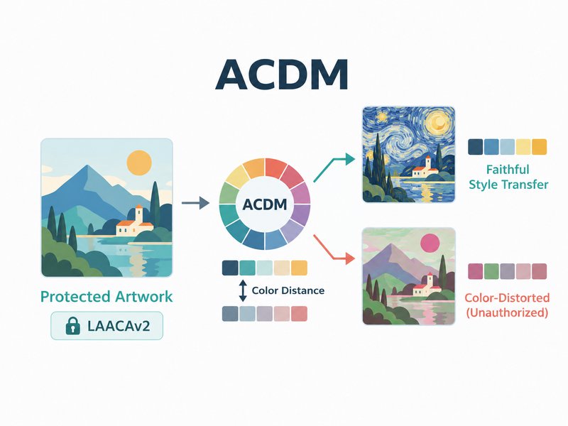 Artwork Protection Against Unauthorized Neural Style Transfer and Aesthetic Color Distance Metric